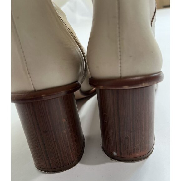 Alohas East Boots in Ivory Leather - Picture 5 of 12